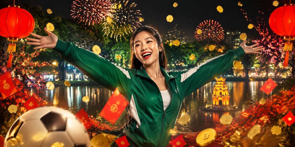Không khí cá cược bóng đá dưới ánh đèn lồng rực rỡ tại Hà Nội
