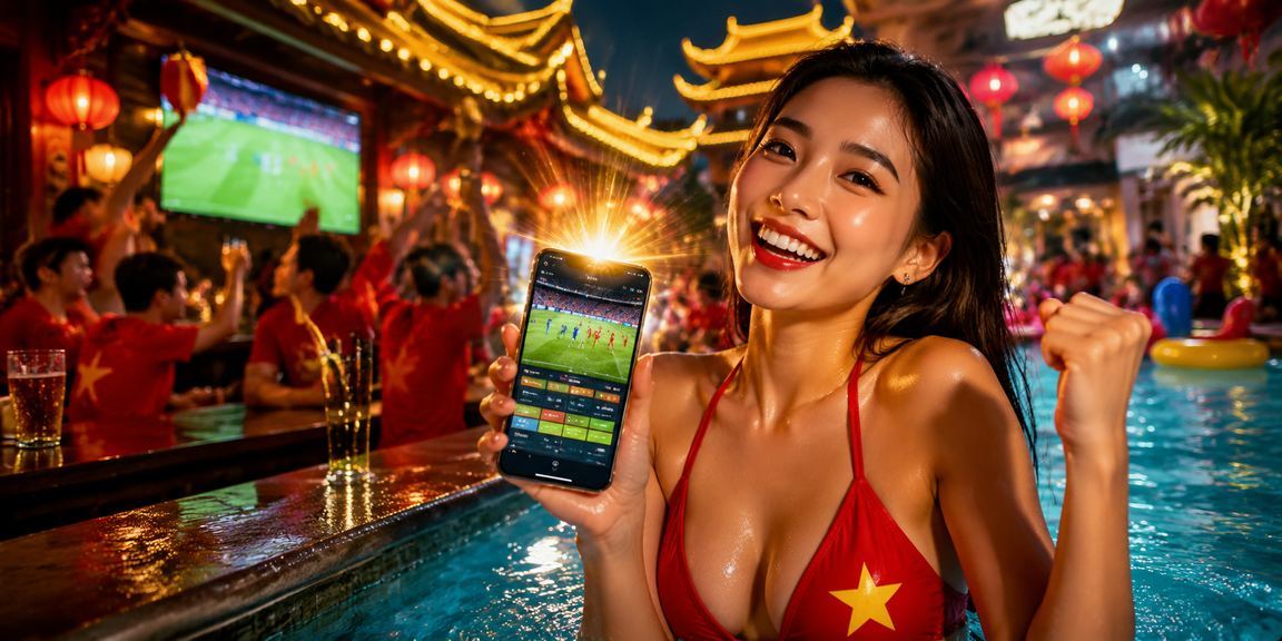 Người xem tỷ lệ kèo bóng đá tại Huế trên màn hình điện thoại buổi tối
